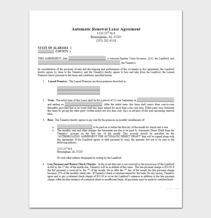 Lease Renewal Forms 9