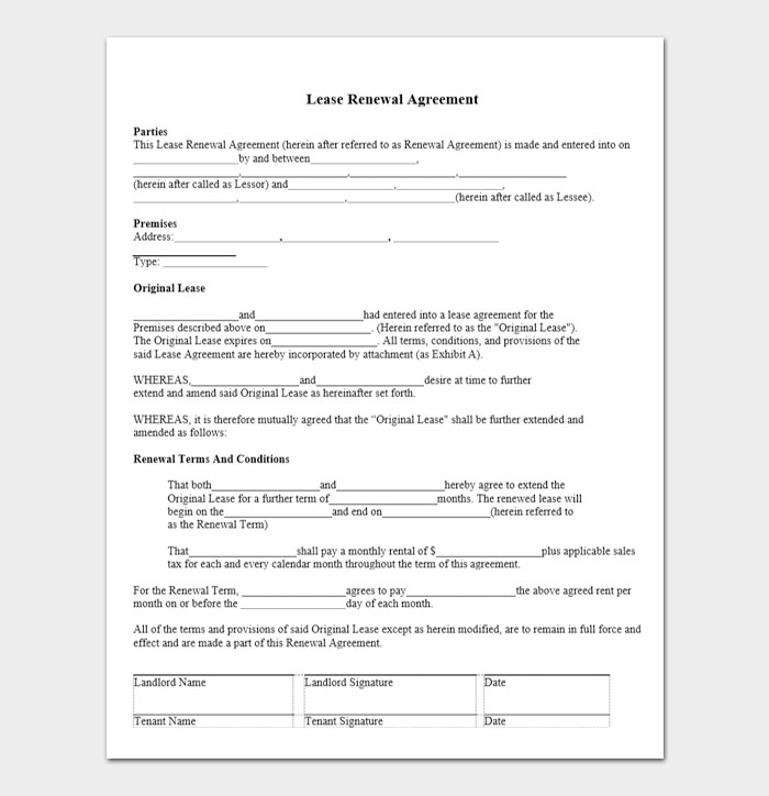 Commercial Lease Renewal Letters 3