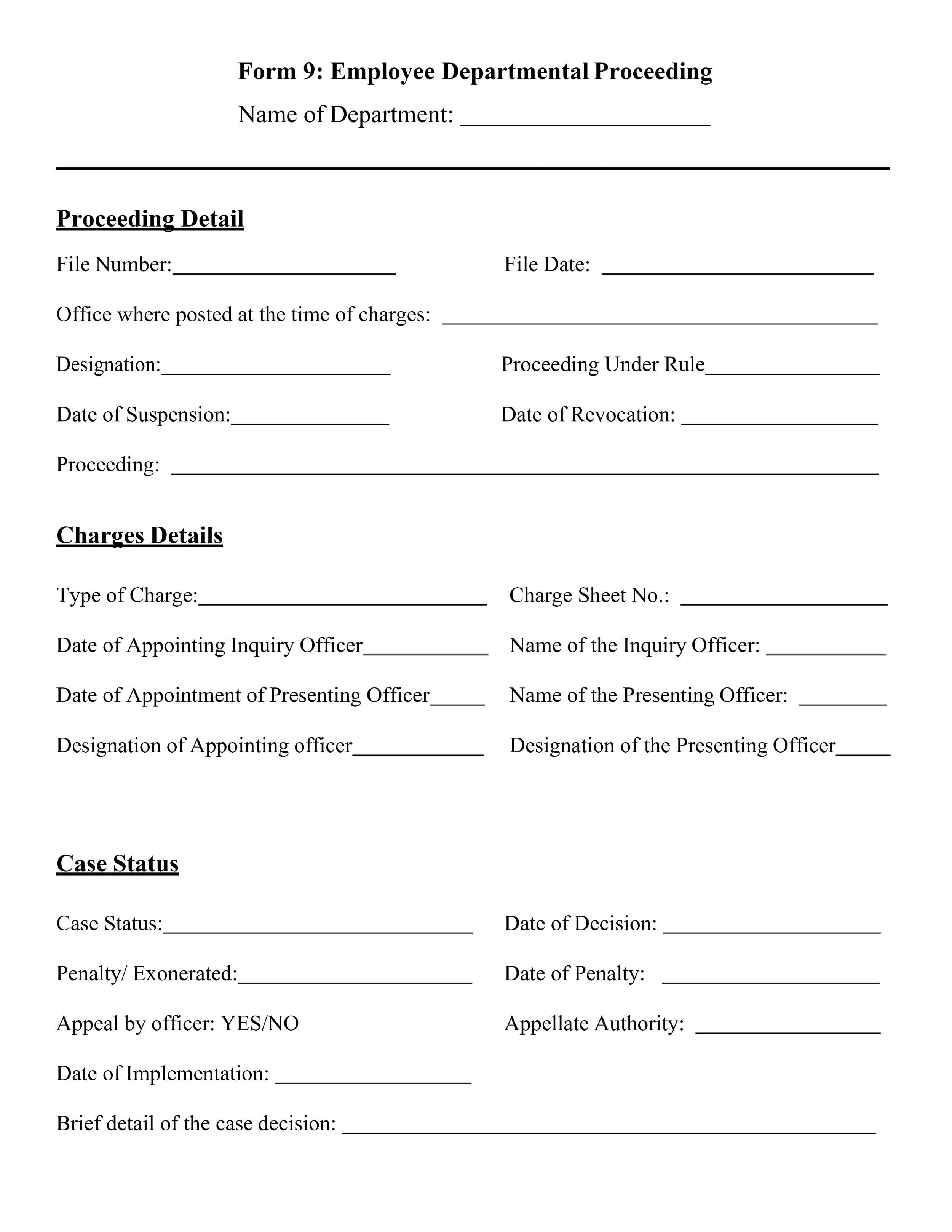 Employee Information Form 05 - Word - Page 09
