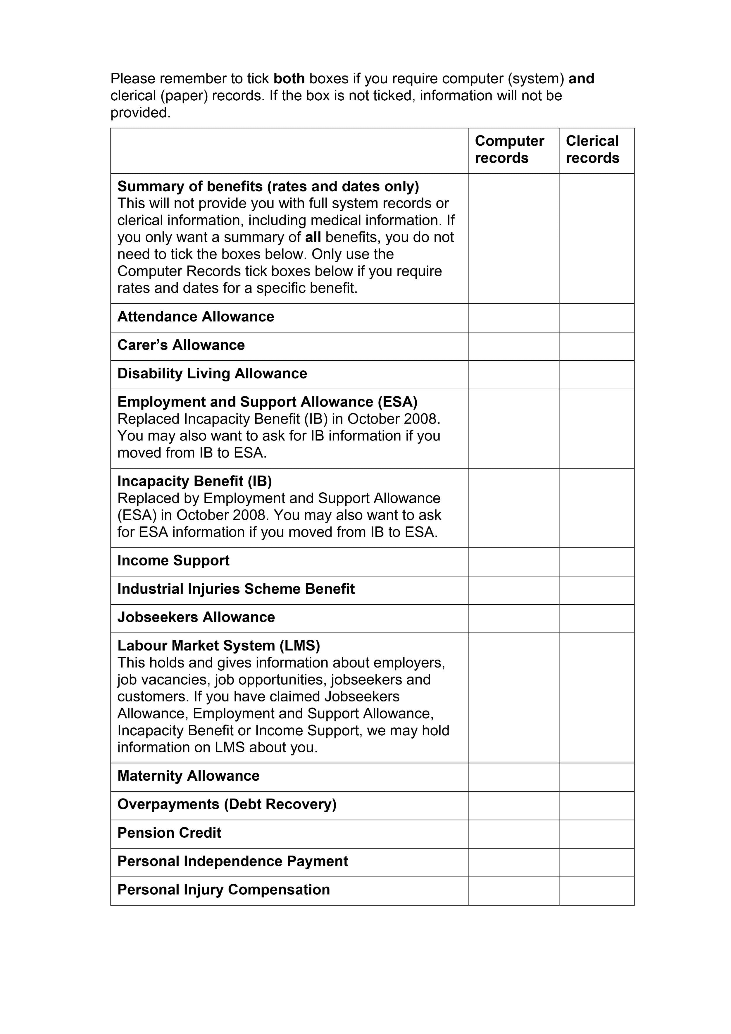 Employee Information Form 09 - Word - Page 02