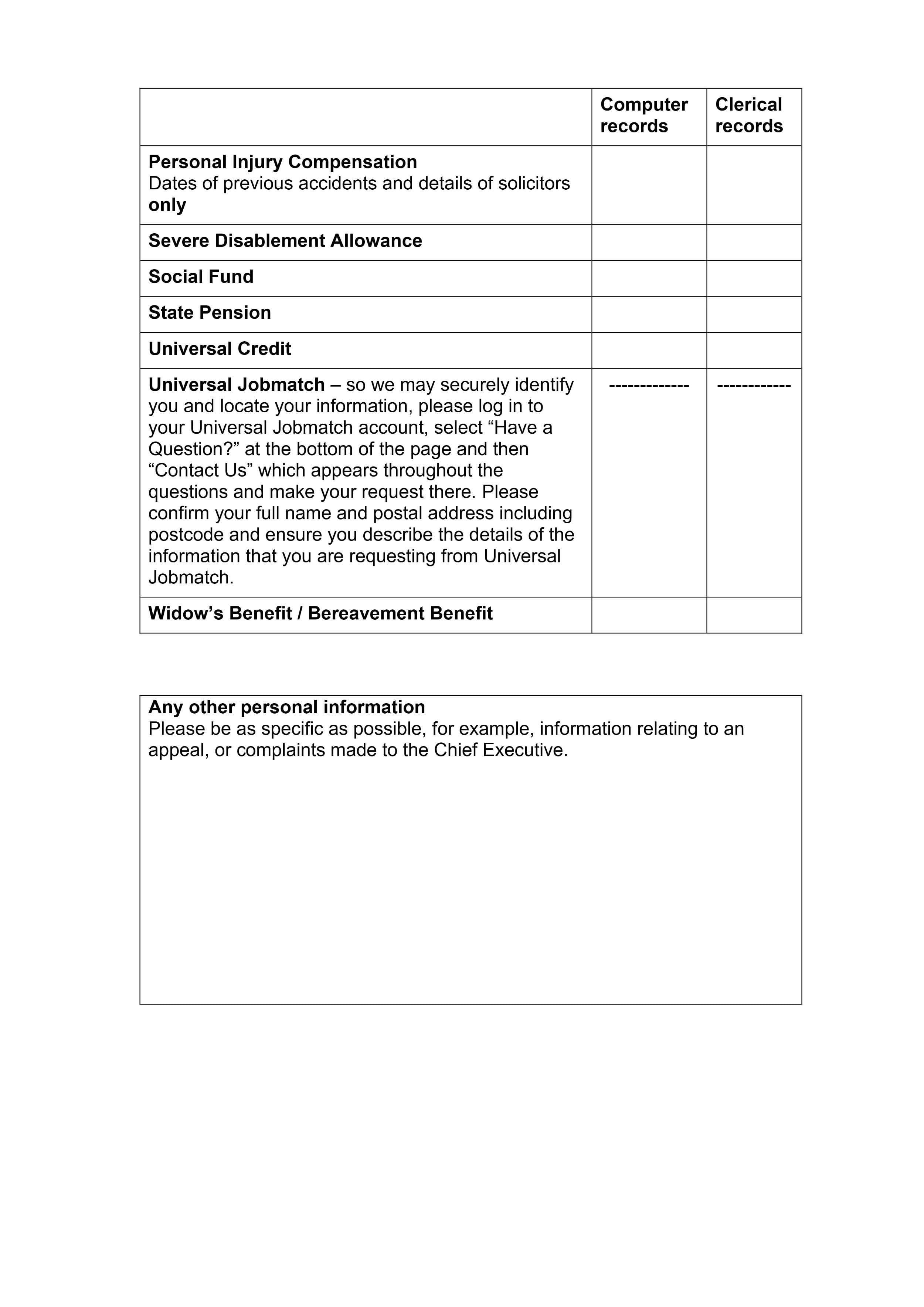 Employee Information Form 09 - Word - Page 03