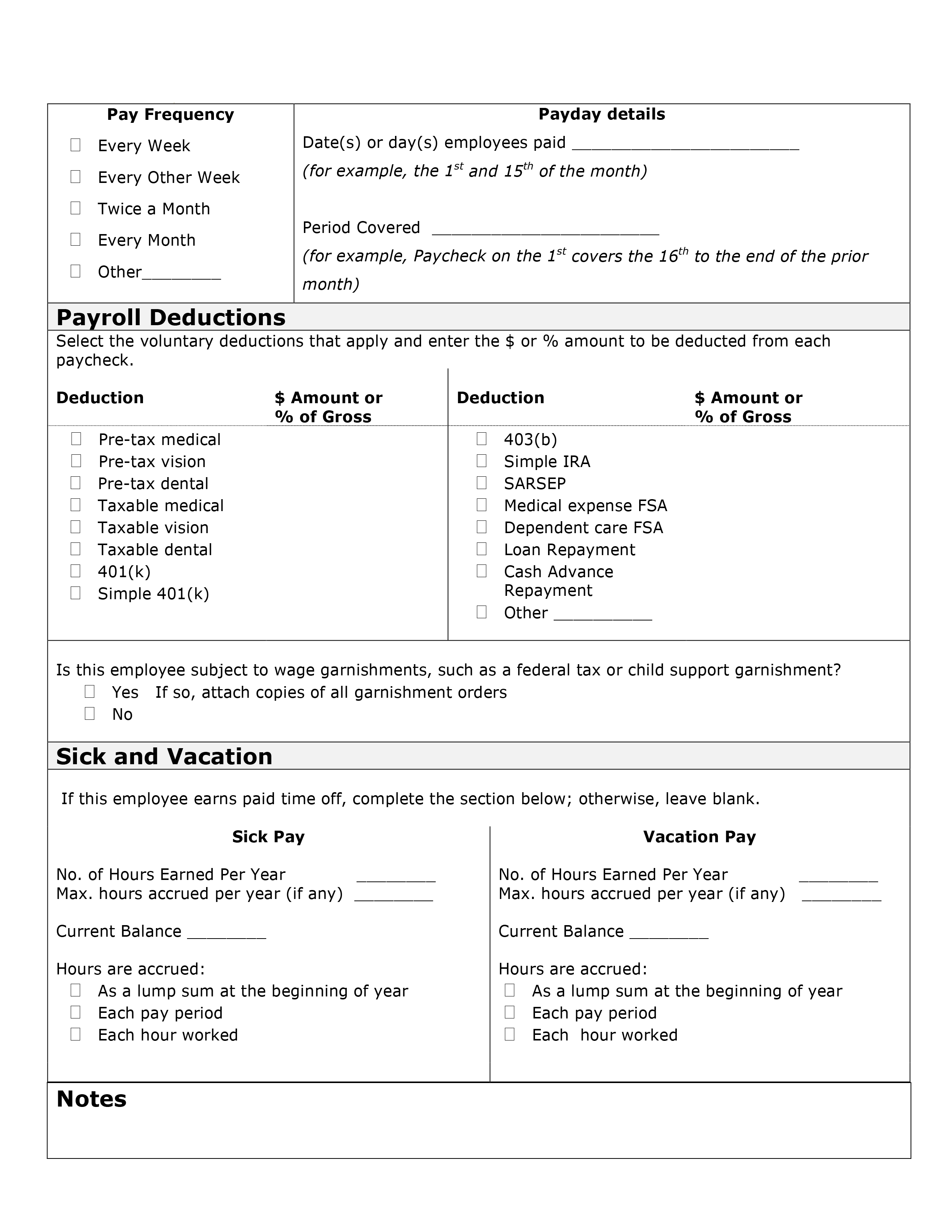 Employee Information Sheet - PDF - Page 02